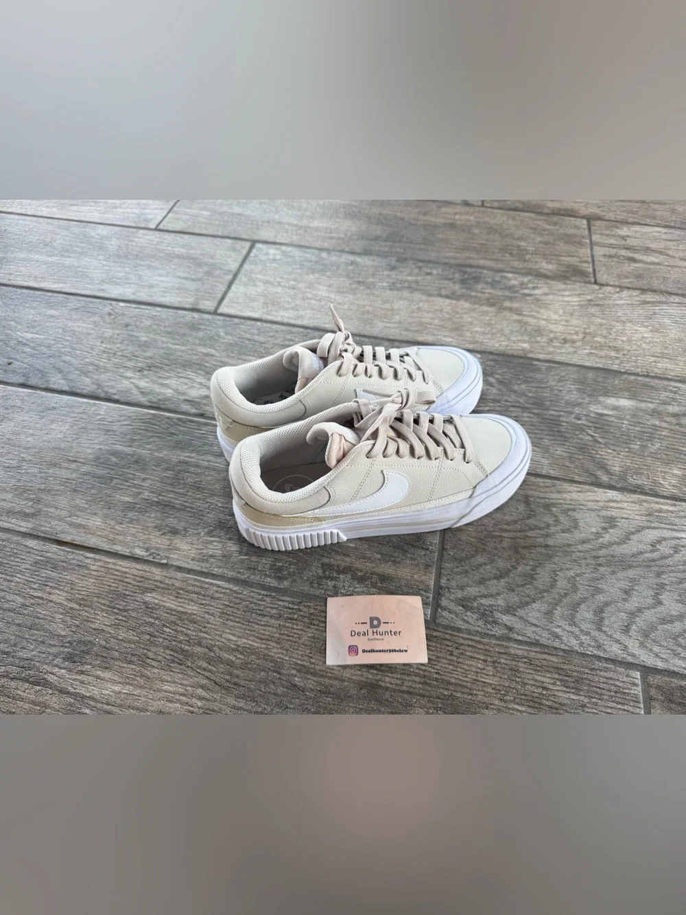 New Nike Court Legacy Lift 'Light Orewood Brown White' Women’s Shoes DM7590 111